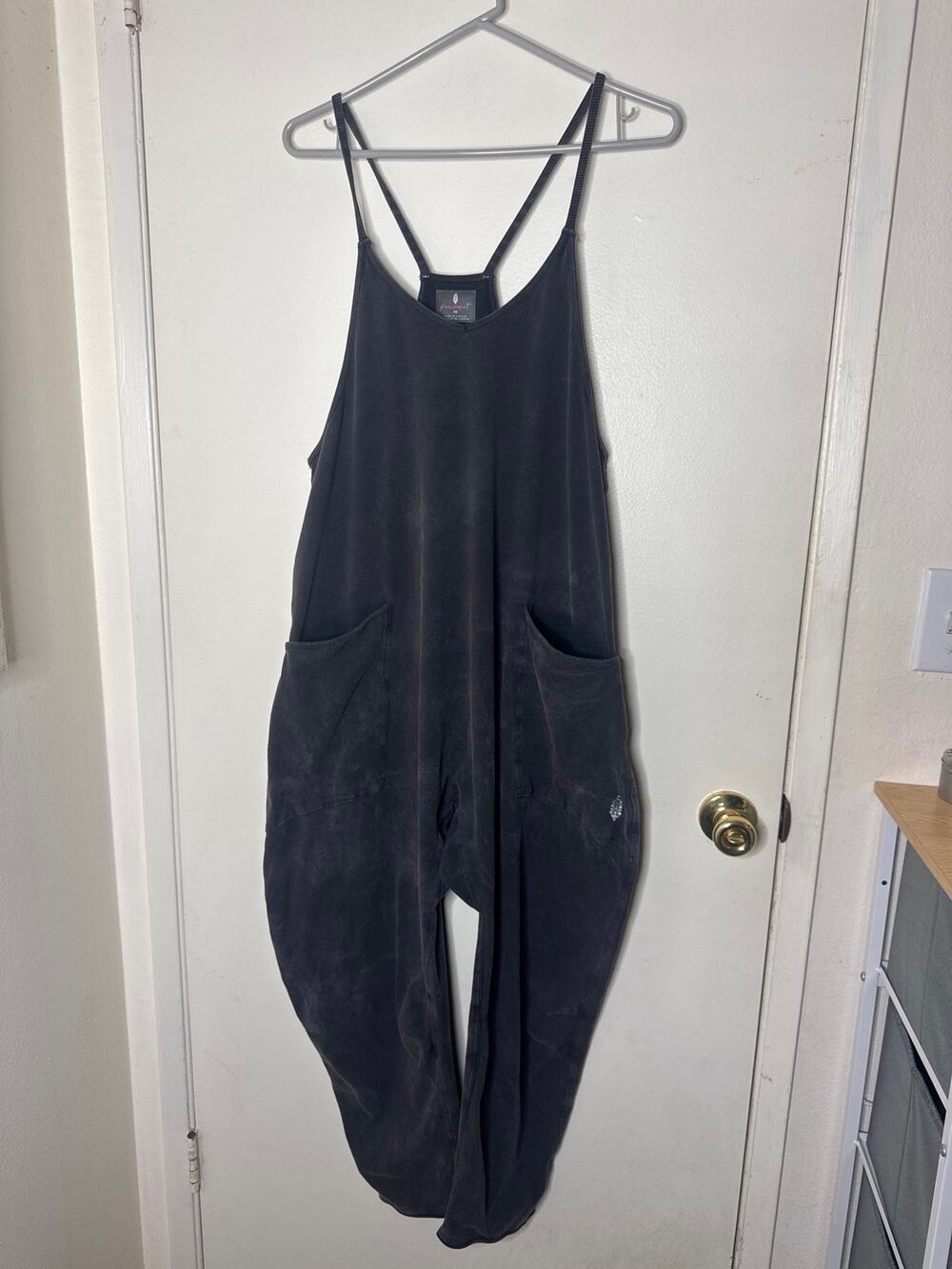 FP Movement Hot Shot Onesie in Washed Black – Size XS